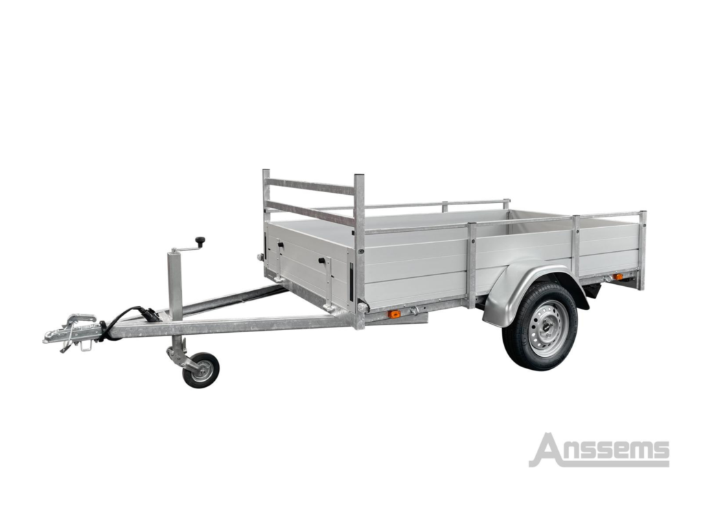 Anssems BSX 750 bakwagen enkelasser ongeremd L.205 × Br.120cm