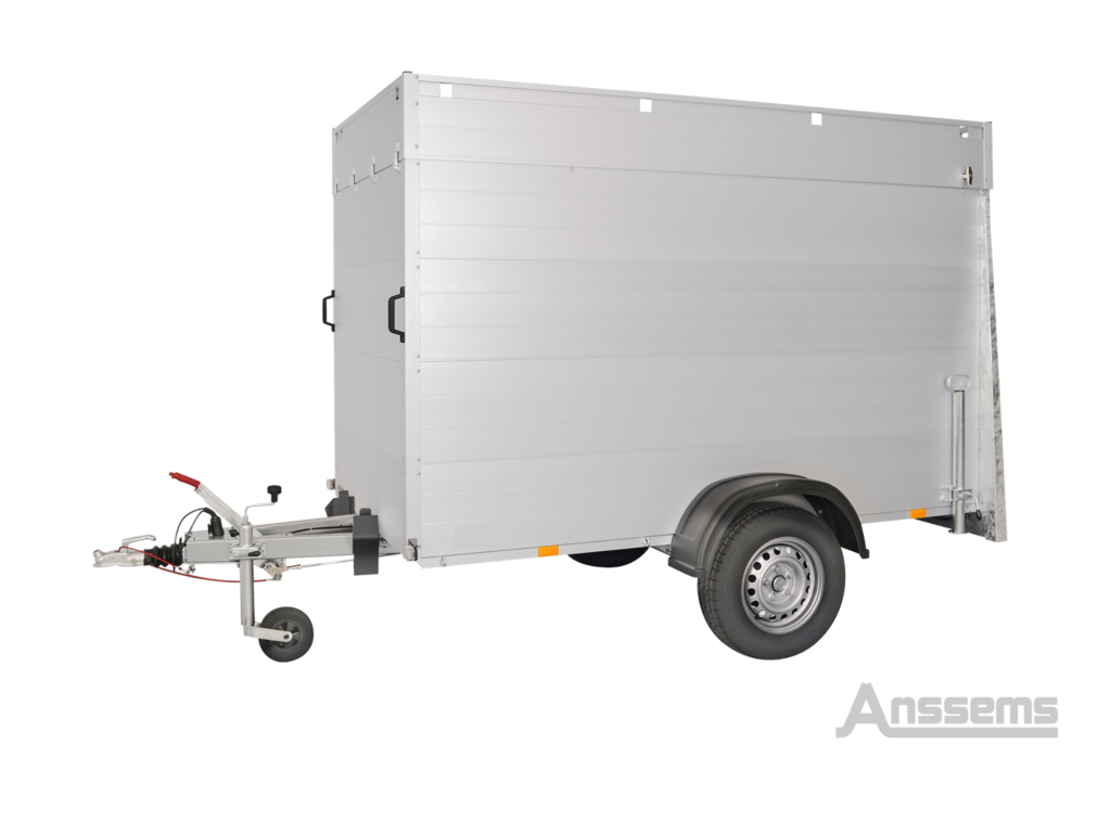 Anssems GTB 1200 VT3 gesloten enkelasser geremd L.251 x Br.126 x H.153cm