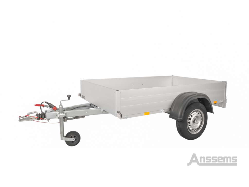 Anssems GTB 750 bakwagen enkelasser geremd L.251 × Br.126cm