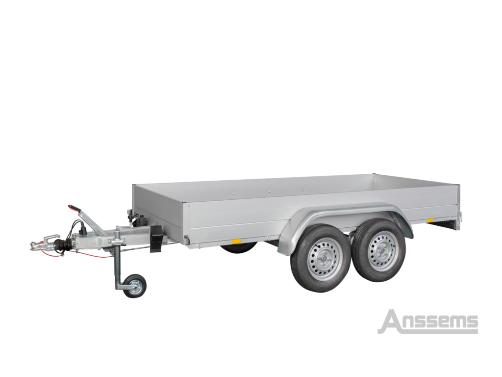Anssems GTT 2000 bakwagen tandemasser geremd L.301 × Br.126cm