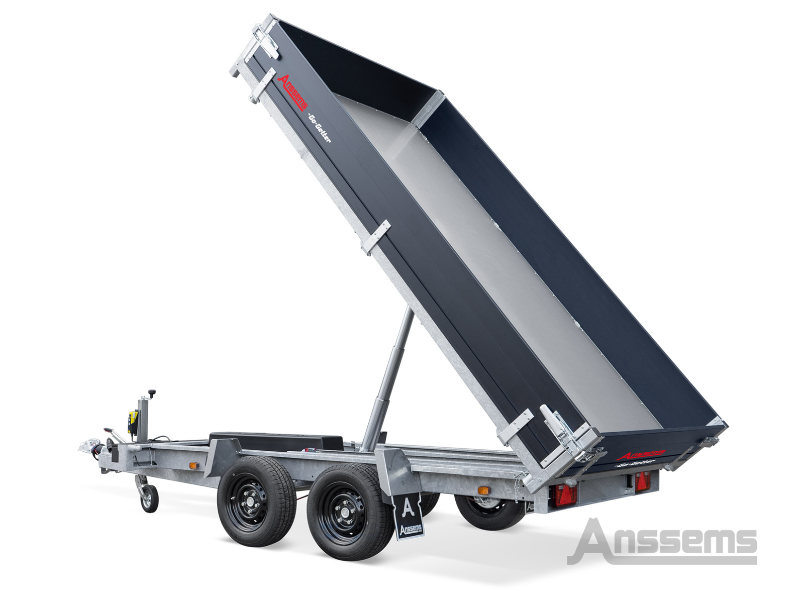Anssems KSX 3000 3-zijdige kipper tandemasser L.305 × Br.178cm Go-Getter - Image 4