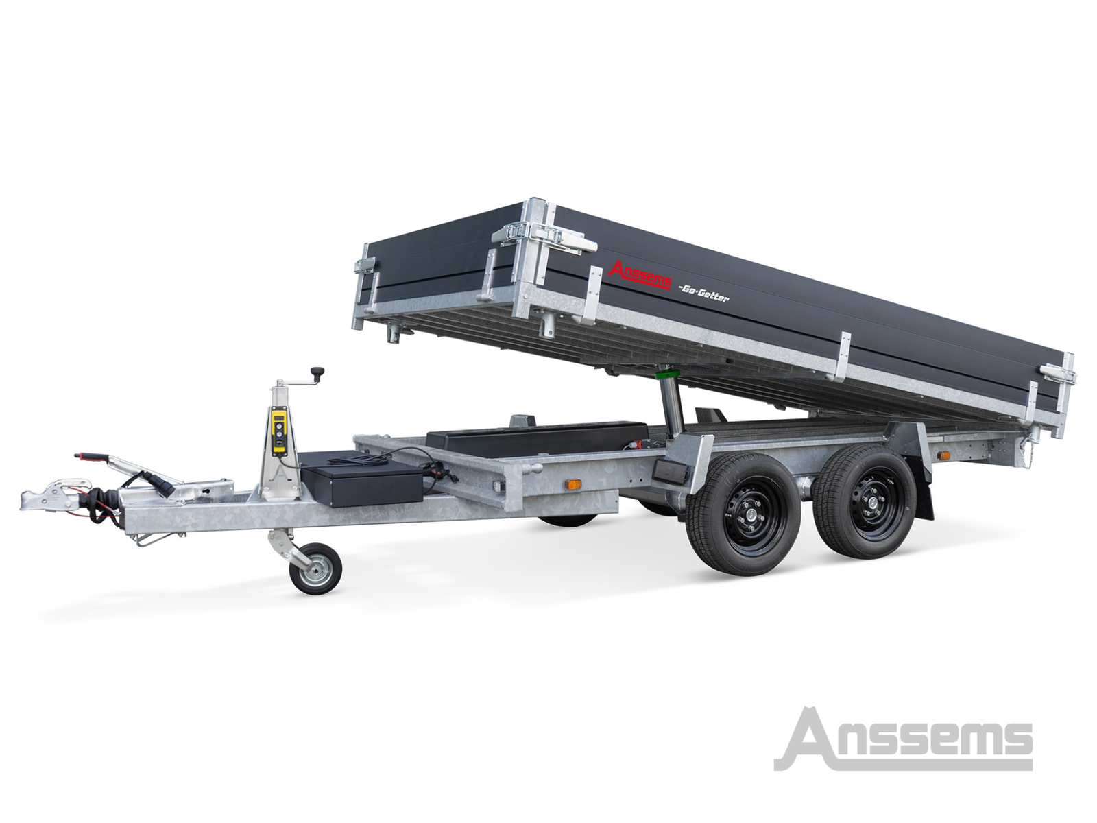 Anssems KSX 3000 3-zijdige kipper tandemasser L.305 × Br.178cm Go-Getter - Image 2
