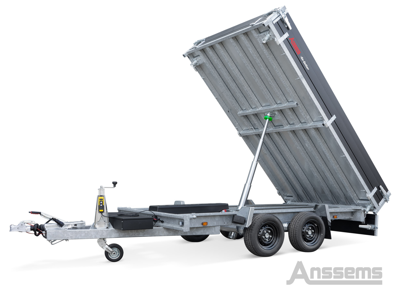 Anssems KSX 3000 3-zijdige kipper tandemasser L.305 × Br.178cm Go-Getter - Image 3