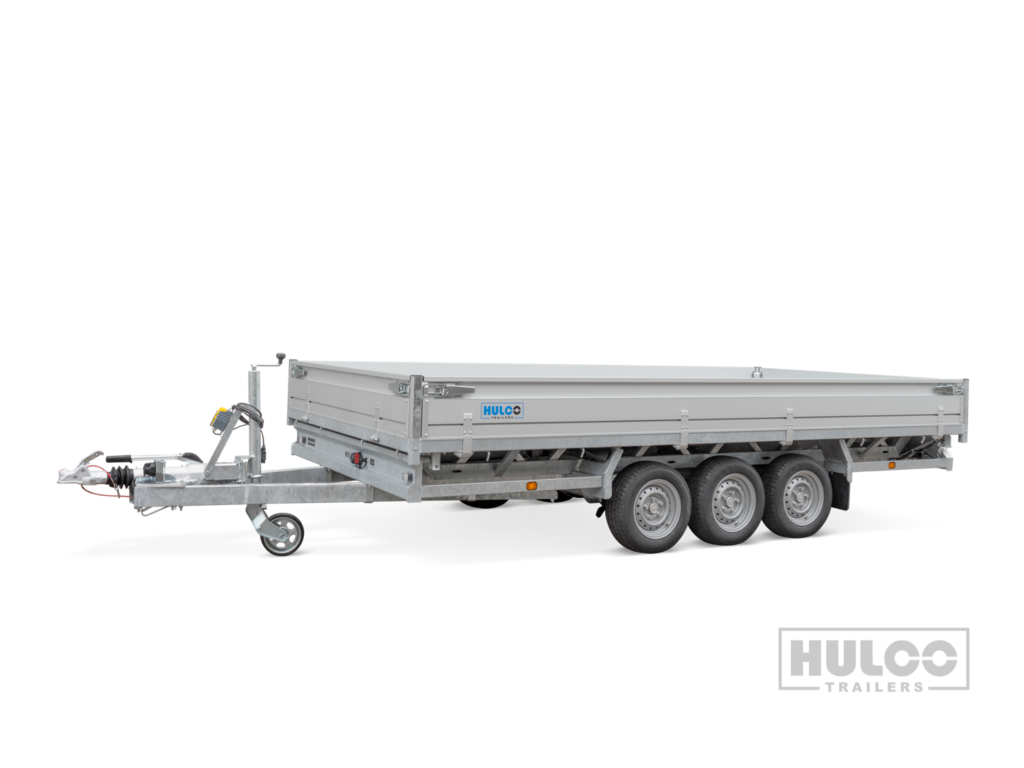Hulco Benax 3 3500 3-zijdige kipper tandemasser L.405 × Br.203cm