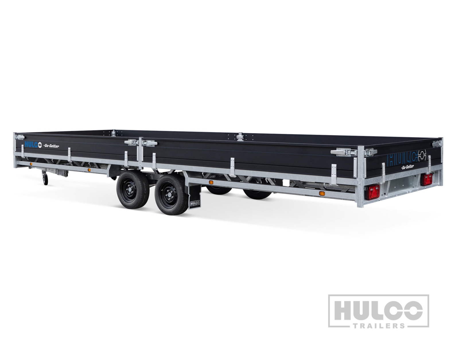 Hulco Medax-2 3500 plateauwagen geremd L.611 x Br.203cm Go-Getter - Image 2