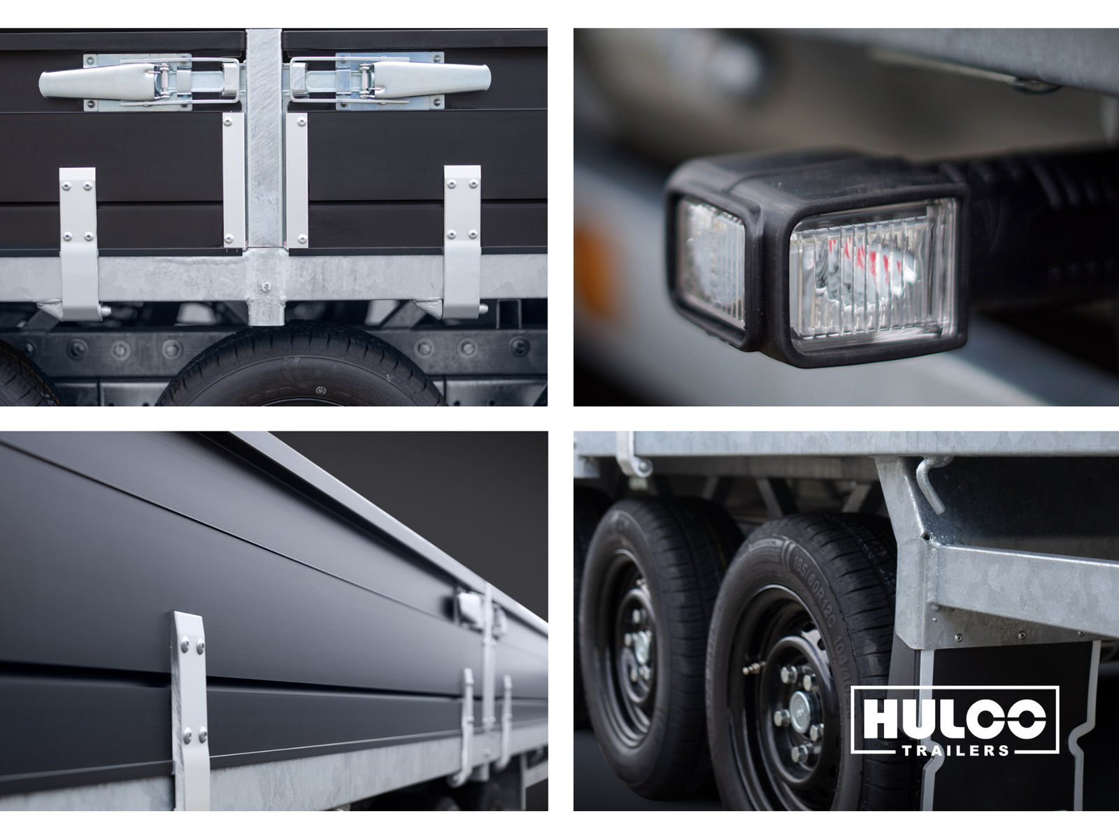 Hulco Medax-2 3500 plateauwagen geremd L.611 x Br.203cm Go-Getter - Image 3