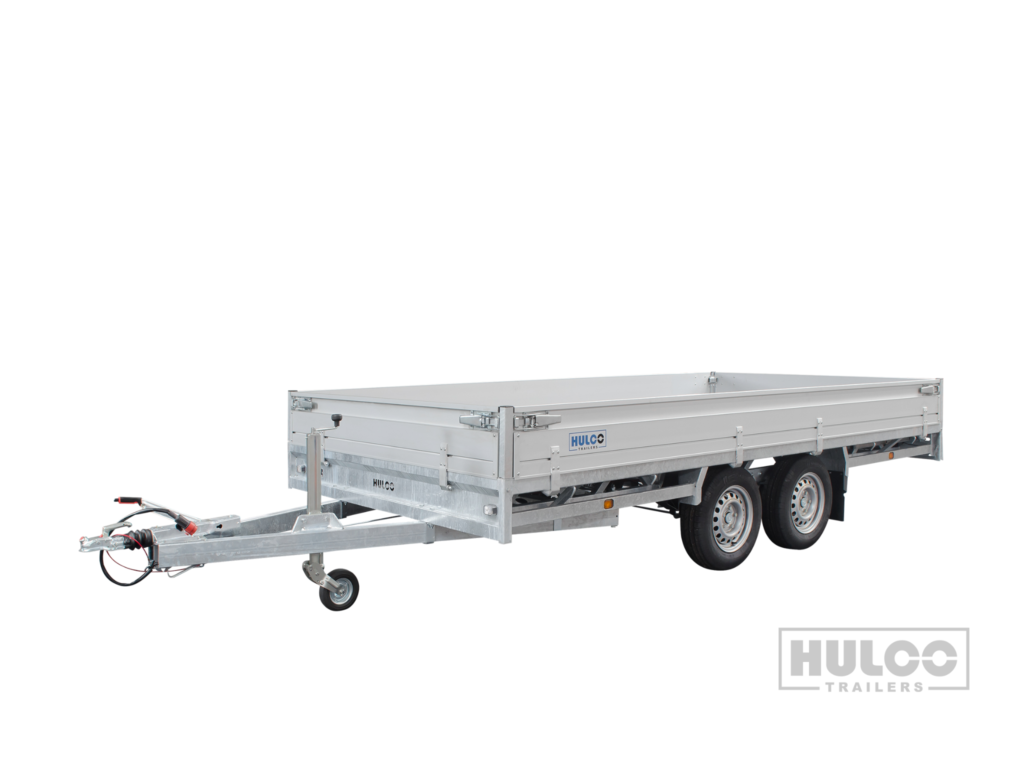 Hulco Medax-2 3000 plateauwagen geremd L.405 x Br.223cm
