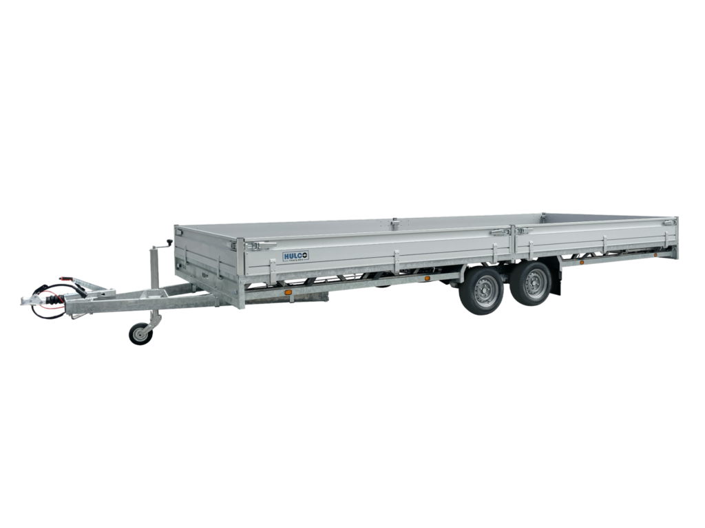 Hulco Medax-2 3000 plateauwagen geremd L.502 x Br.203cm