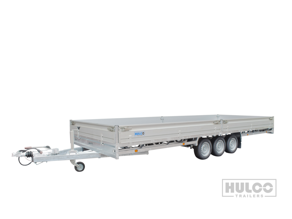 Hulco Medax-3 3500 plateauwagen geremd L.502 x Br.223cm