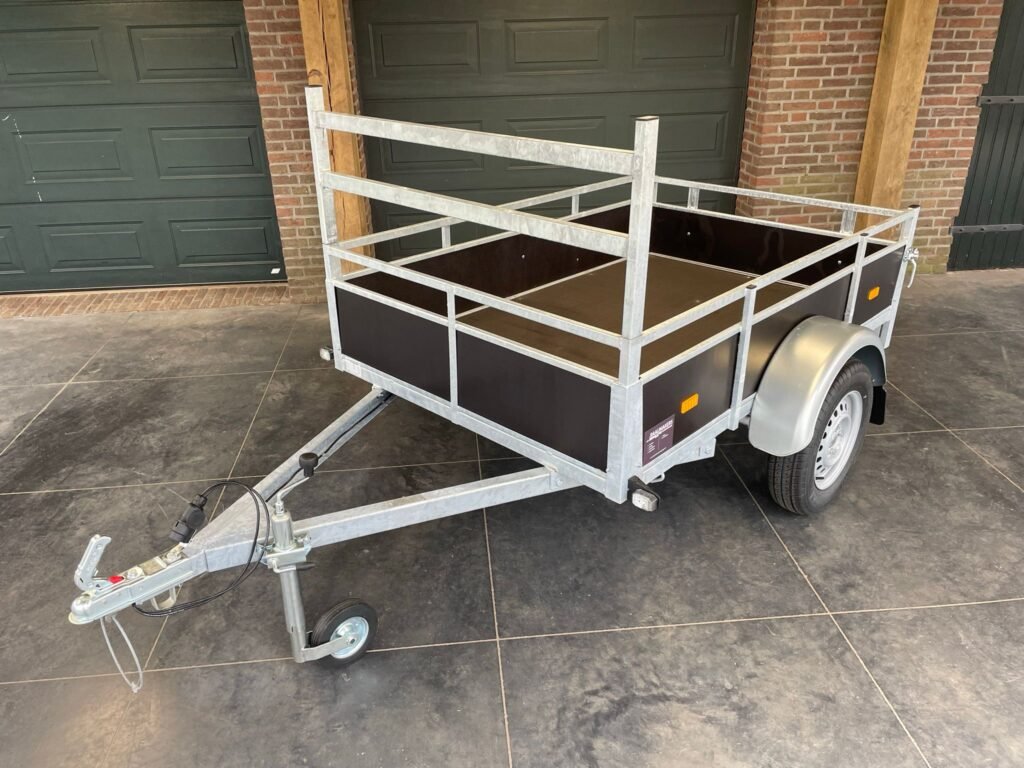 Syma bakwagen enkelasser ongeremd L.200 x Br.131cm