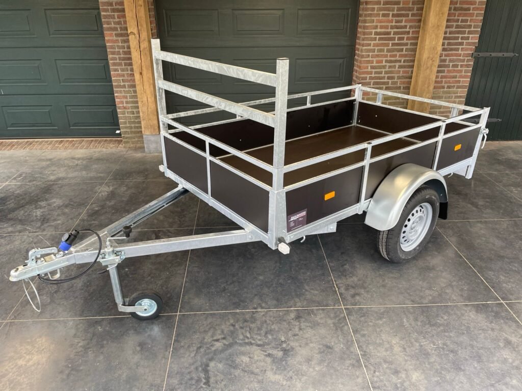Syma bakwagen enkelasser ongeremd L.225 x Br.131cm
