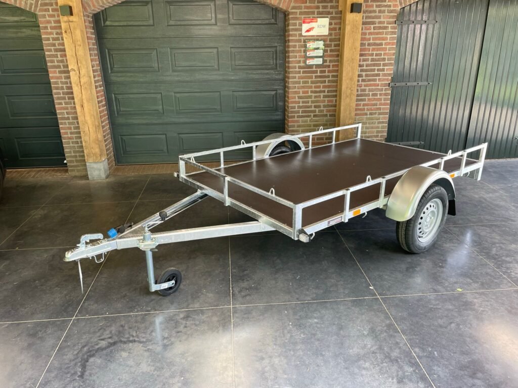 Syma koetsaanhangwagen enkelasser ongeremd L.257 x Br.151cm