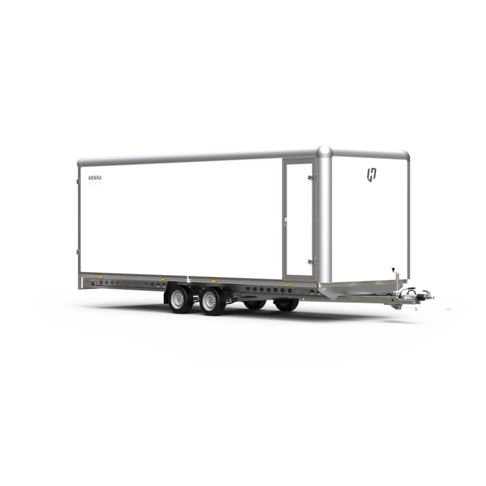 Henra Major gesloten plateauwagen 633x248x220 (3500 kg)