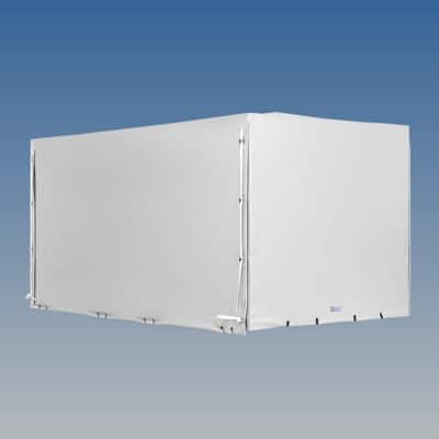 Huif (180 cm, lichtgrijs) – 4-zijden te openen