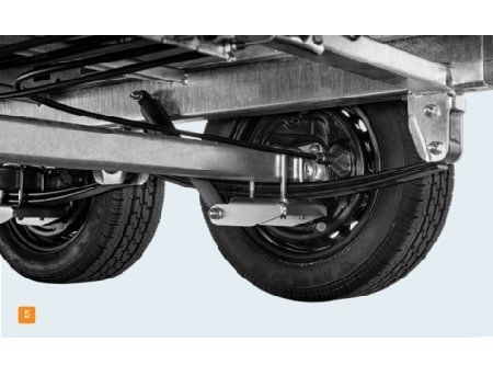 Meerprijs parabolic 2x1800kg assen (t.o.v. rubbergeveerde assen 2x1800kg) *alleen mogelijk op 3500kg