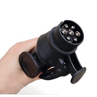 Mini-adapter 7-polig (trekkend voertuig) naar stekker 13-polig (aanhanger)