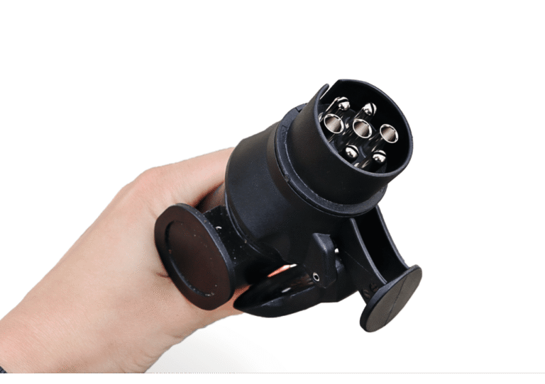 Mini-adapter 7-polig (trekkend voertuig) naar stekker 13-polig (aanhanger)