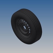 Reservewiel 185R14C8 Black Edition