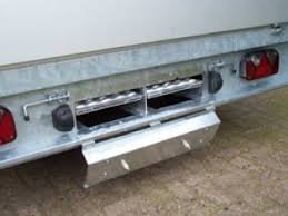 Slede + sledeklep tbv oprijplaten gemonteerd